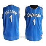 Camiseta Orlando Magic Anfernee Hardaway NO 1 Retro Azul